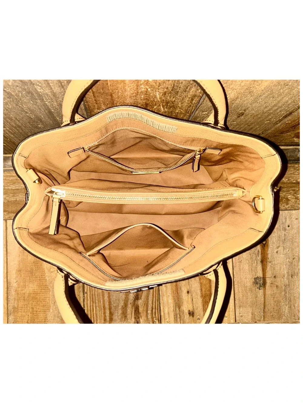 Tory Burch tiramisu leather
